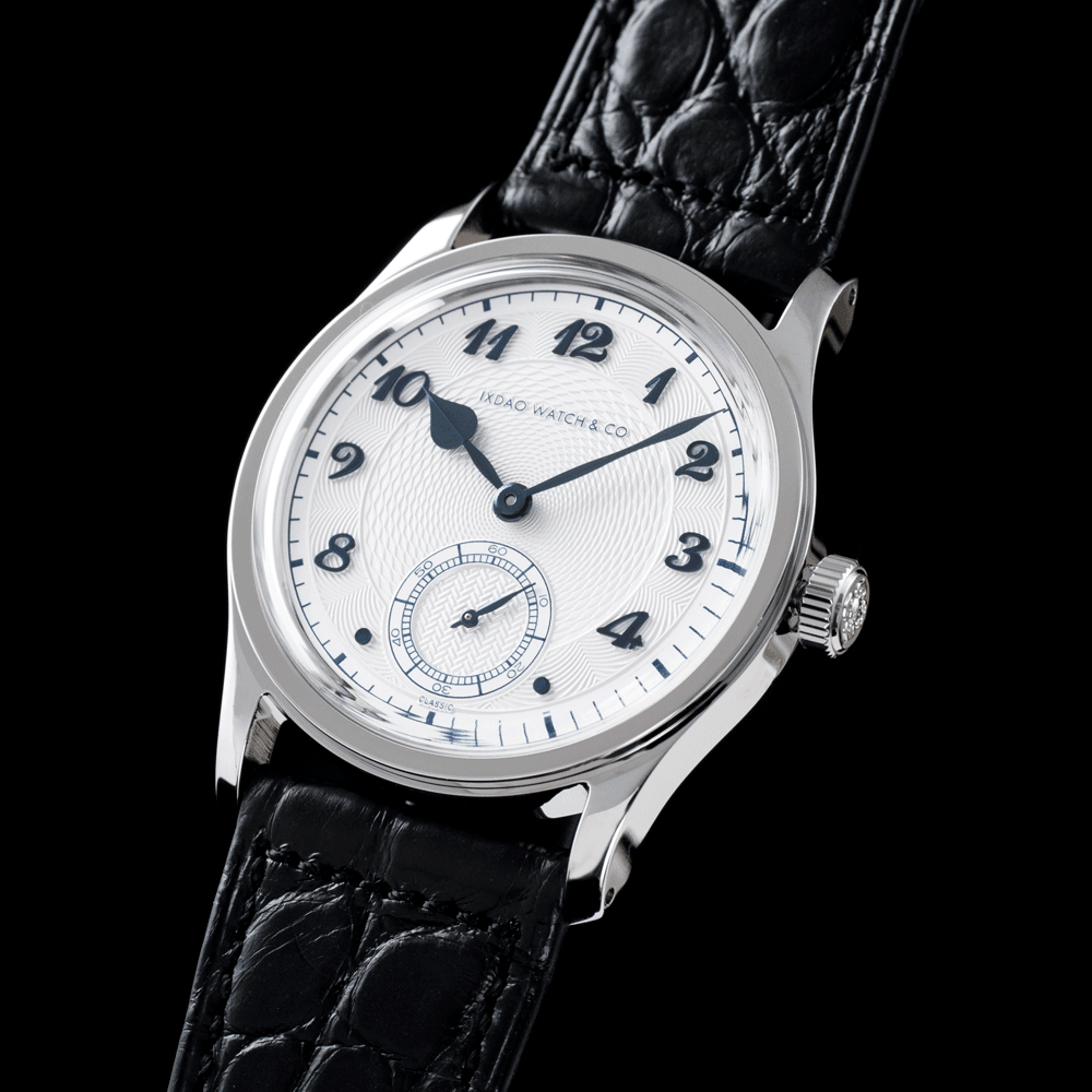 JD-X06S - White Guilloche - Ixdao Watches