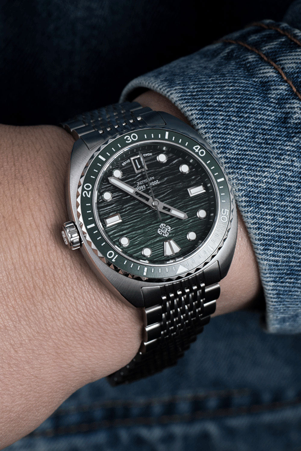 Abalone Diver - Green Dragon Automatic Original Design Watch